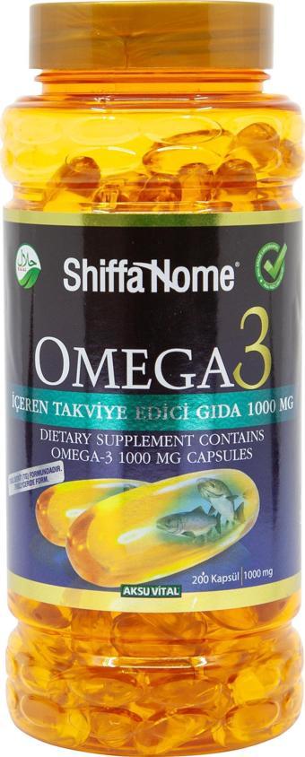 Shiffa Home Omega 3-6-9 200 Softjel 1000 Mg