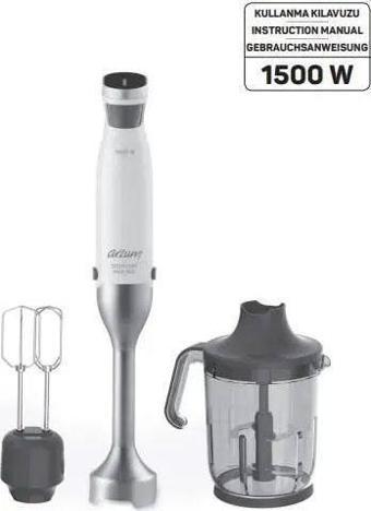 ARZUM 1114-B TECHNOART MAXI NEO EL BLENDER BEYAZ