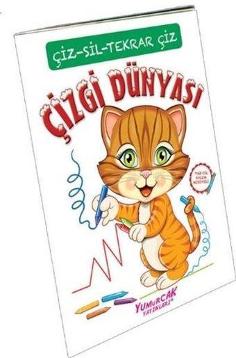 Çizgi Dünyası - Çiz Sil Tekrar Çiz - Mustafa Doğru - Yumurcak Yayınları