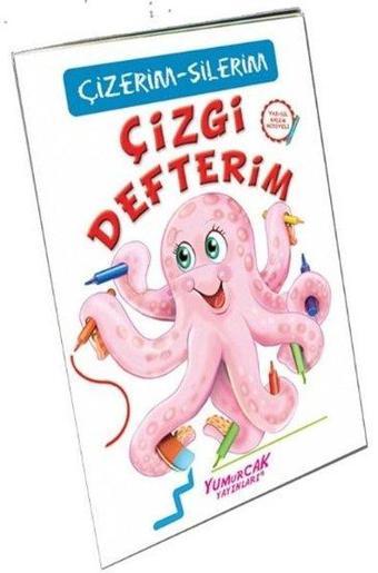 Çizgi Defterim - Çizerim Silerim - Mustafa Doğru - Yumurcak Yayınları