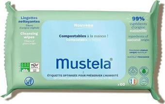 Mustela Compost Cleansing Wipes Kompost Edilebilir Islak Mendil 60 Yaprak