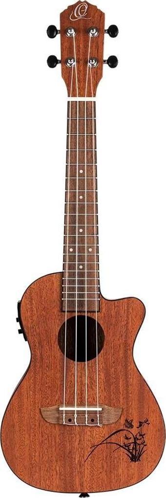 Ortega RU5MM-CE Concert Elektro Ukulele (Natural)