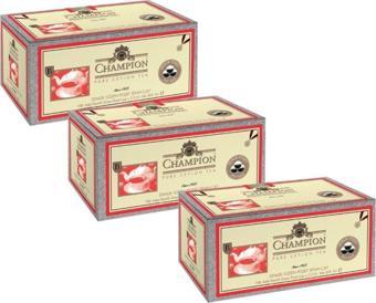 Champion Demlik Poşet 100 X 3,2 gram * 3 Adet Siyah Çay