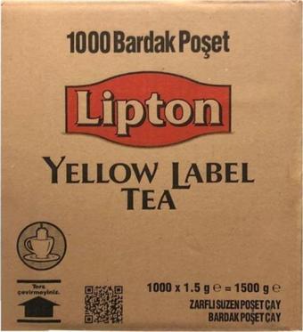 Lipton Yellow Label 2gr 1000'li Bardak Poşet Çay