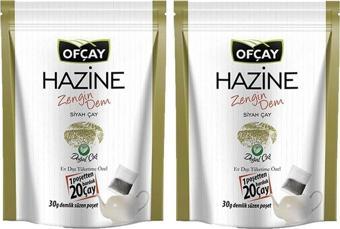 Ofçay Hazine Zengindem Demlik Poşet Çay 30 X 30 gr  X 2 Paket