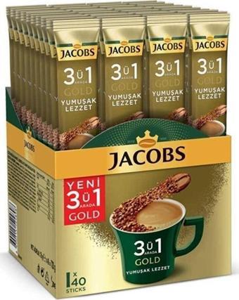 Jacobs 3ü1 Arada Gold Yumuşak Lezzet 40'lı 6 Adet