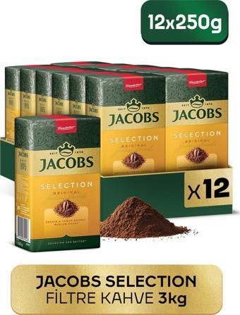 Jacobs Selection Filtre Kahve 250 Gr X 12 Adet