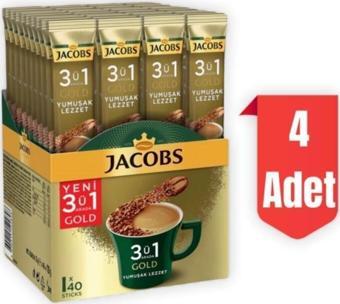 Jacobs Yumuşak Lezzet 3ü 1 Arada Gold Kahve 160 Adet