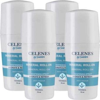 Celenes By Sweden Thermal Roll On 75 Ml Beyazlatıcı X 4