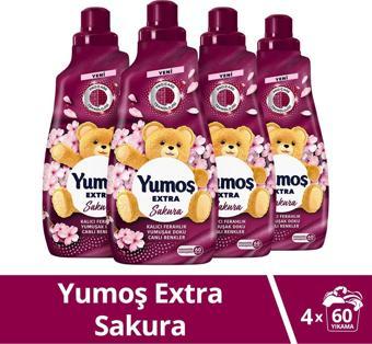 Yumoş Extra Çamaşır Yumuşatıcı Sakura 1440 ml X4