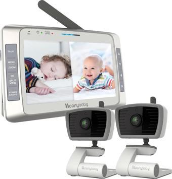 Moonybaby Trust 50 Düşük EMF Kablosuz Bebek Monitörü - 2 Kamera