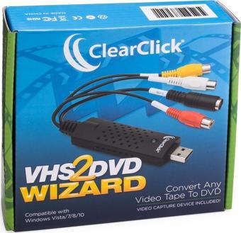 ClearClick VHS'den DVD'ye Sihirbazı - USB Video Yakalayıcı