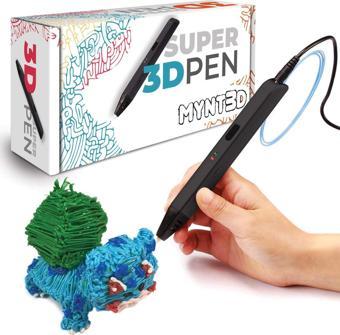 MYNT3D Super 3D Kalem, 1.75mm ABS ve PLA Uyumlu 3D Yazıcı Kalemi