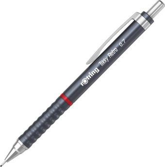 Rotring Tikky Retro Metalik Versatil Kalem Uçlu Kalem 0.7 Metalik Gri