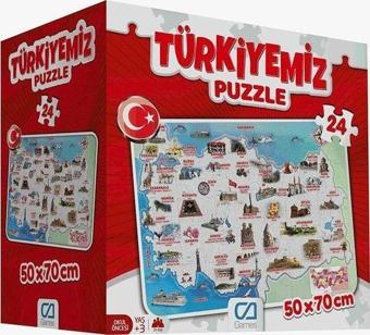 Ca Games 5079 Türkiyemiz Yer 24 Parça Puzzle