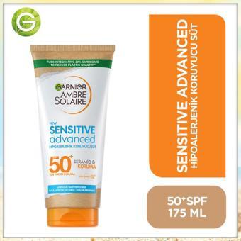 Garnier Ambre Solaire Sensitive Advanced Hipoalerjenik Güneş Koruyucu Süt SPF50+ 175 ml