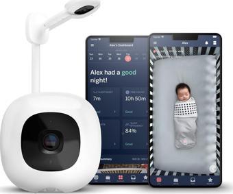 Nanit Pro Akıllı Bebek Monitörü Ve Duvar Montajı Wi-Fi Hd Kamera