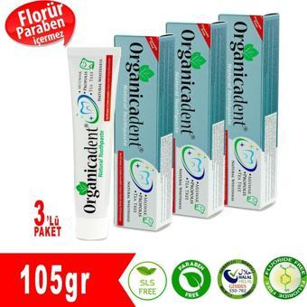 Organicadent Doğal Diş Macunu (3'lü Paket)