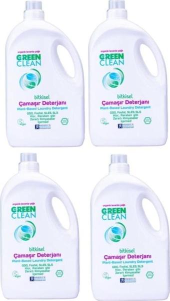 Green Clean Bitkisel 4'lü Set Çamaşır Deterjanı 2750 ml