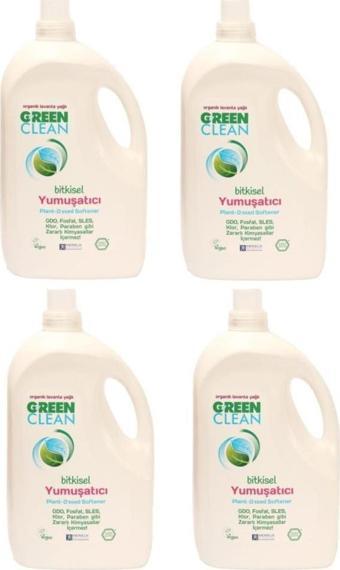 Green Clean Bitkisel Çamaşır Yumuşatıcı2750 ml 4'lü Set