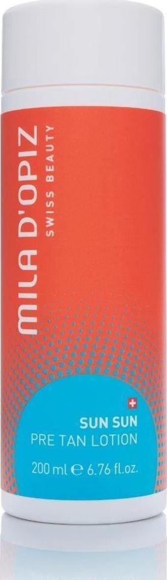 Mila D'opiz Sun Sun Pre Tan Lotion 200 ml - Bronzlaşma Öncesi Losyon