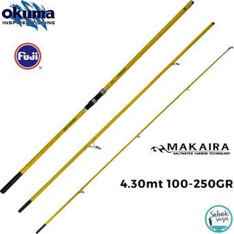 Okuma Makaira Surf 4.30 mt 100-250gr (3P) Surf Kamış