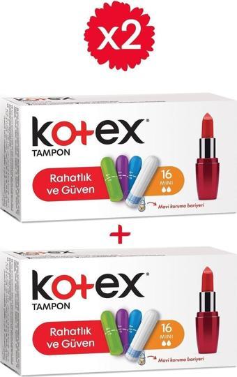 Kotex Tampon Mini 2 x 16'lı