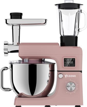 Yasomi 1511bml Led Ekranlı Kıyma Çekme Aparatlı Blender Stand Mikser Mutfak Şefi