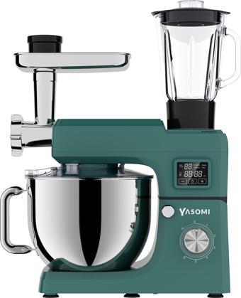 Yasomi 1511bml Led Ekranlı Kıyma Çekme Aparatlı Blender Stand Mikser Mutfak Şefi