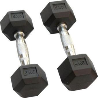 Proforce Çelik Ağırlık, Metal Tutma Yerlerine Sahip Tekli Dambıl- KDB27,5kg Tekli