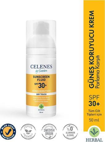 Celenes Herbal Spf30 Fluid Dry Touch Güneş Kremi 50 Ml