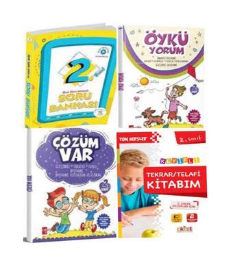 2.Sınıf Özet Konu Anlatımlı Soru Bankası +Öykü Yorum+Çözüm Var Ve Telafi Kitabım - 5 Renk Yayınları