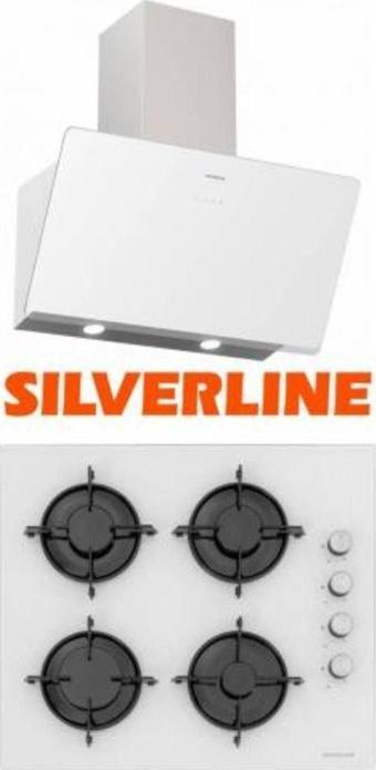 Silverline 2'Li Beyaz Cam Ankastre Set Cs5349W01 - 3457 Soho 60 Cm