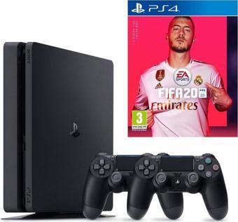 Sony Playstation 4 Slim İthalatçı Garantili + 2.Dualshock + Fifa 20