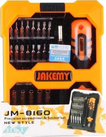 Jakemy JM-8160 Tornavida Set Takım 33 Parça