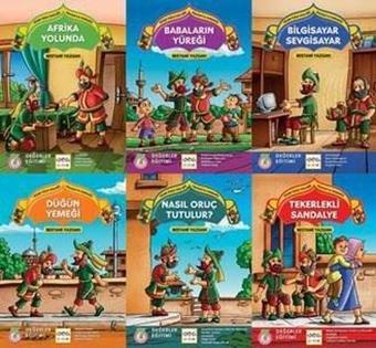 Hacivat'la Karagöz Dizisi Seti-6 Kitap Takım - Bestami Yazgan - Nar Çocuk