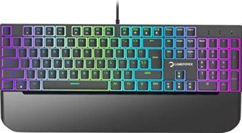 GamePower Suki Mekanik Kırmızı Switch Puding Keycaps Türkçe Q 104 Tuş USB Gaming Klavye