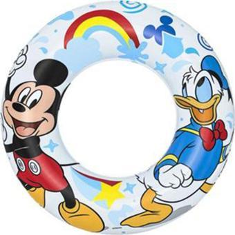 Bestway Mickey Desenli 56 Cm Simit, Çocuk Deniz Simidi - Mavi Su Dünyası