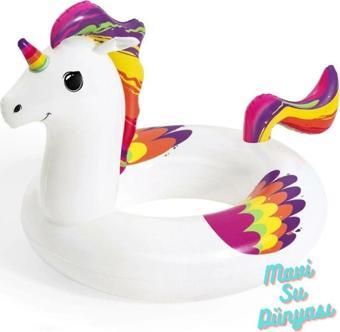 Mavisudünyası Pegasus Unicorn Başlı Simit 119 Cm - Mavi Su Dünyası