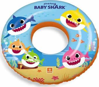 Mondo Baby Shark Simit 50 Cm, Çocuk Deniz Simidi - Mavi Su Dünyası