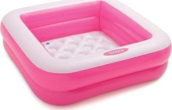 İntex Mini Kare Havuz 85*85*23 Cm Pembe