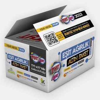YKS-TYT-AYTnin Kara Kutusu EŞİT AĞIRLIK ALTIN PAKET SET Konu Ö. Dijital Çözümlü Soru Bankası - İnformal Yayınları