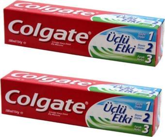 Colgate Diş Macunu Üç Etki 100 Ml. X 2 Adet