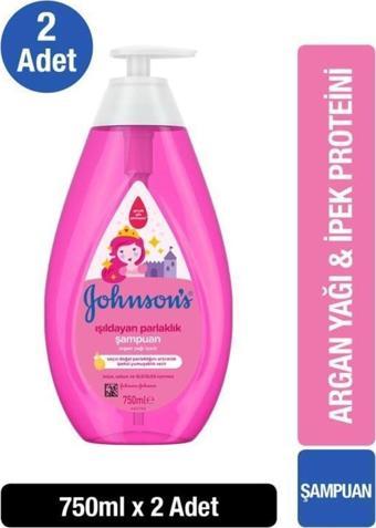 Johnson's Işıldayan Parlaklık Bebek Şampuanı 750 ml X 2 Adet