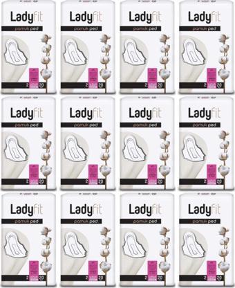 Lady Fit Ladyfit Pamuk Ped Uzun 12 Li Set (12 Paketx20)