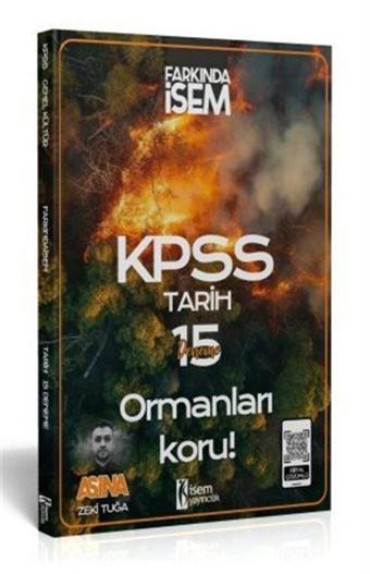 2024 FARKINDA İSEM KPSS AŞİNA TARİH 15'Lİ DENEME - İsem Kitap