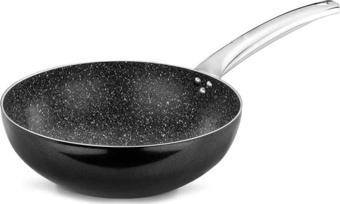 Evimsaray Zest Gusto Granit Wok Tava 24 cm - ZGWT 24