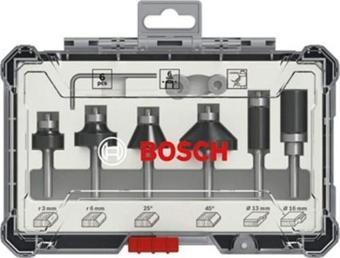 Bosch Freze Seti 6 Parça Karışık 6 mm (Pro) 2607017468