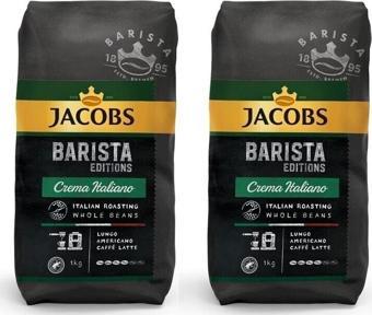 Jacobs Barista Editions Çekirdek Kahve Crema Italiano 2'li Paket ( 1 kg x 2)