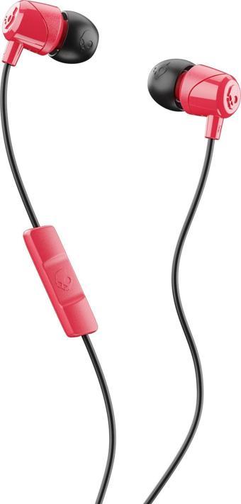 Skullcandy Jib In Ear Mikrofonlu Kablolu Kulaklık S2DUY-L676 Kırmızı-Siyah